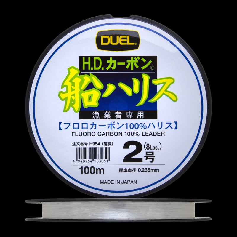 Флюорокарбон Duel H.D. Carbon Fune Leader Fluoro 100% #2 0,235мм 100м (clear)