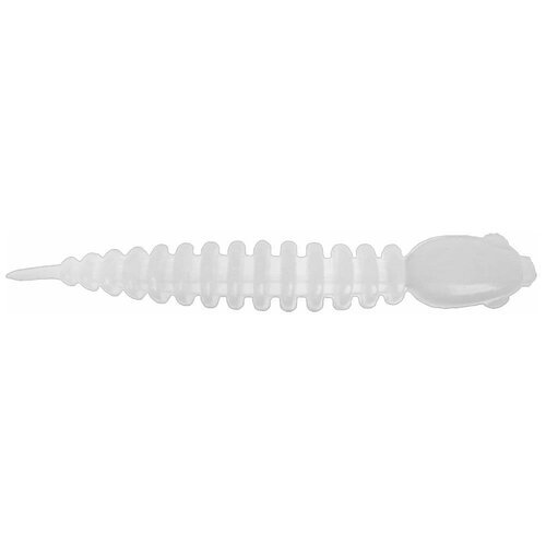 Силиконовая приманка TROUT BAIT CHUB 12шт в банке, головастик 50мм, СЫР, COL. 1 (White)