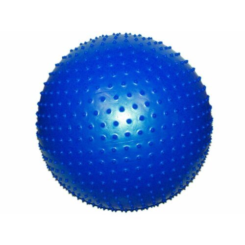 Мяч для фитнеса Anti-burst GYM BALL с массажными шипами. Диаметр 70 см: MA-70 1540 г (Синий)