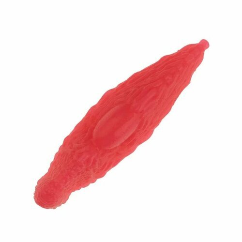 Силиконовая приманка для рыбалки Ojas Slizi 33мм Рыбный микс #Pink (fluo), личинка на щуку, окуня, судака
