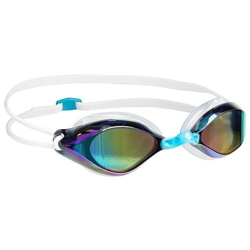Очки для плавания Mad Wave Vision II Rainbow - Белый
