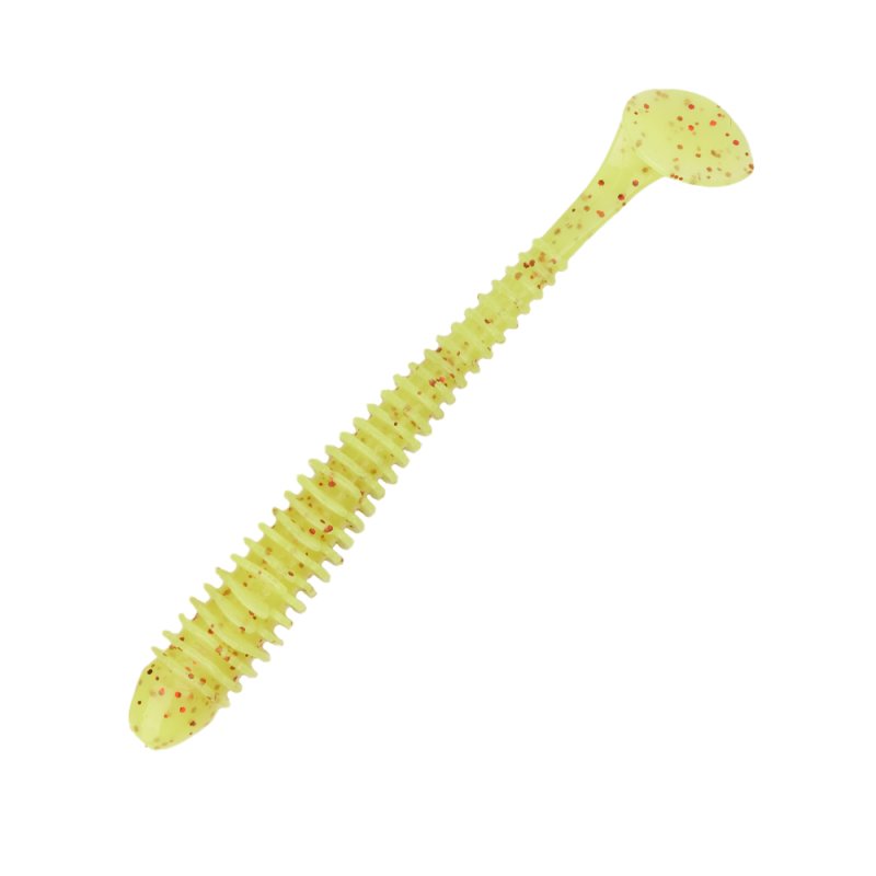 Приманка силиконовая Keitech Swing Impact 3' #PAL01 Chartreuse Red Flake