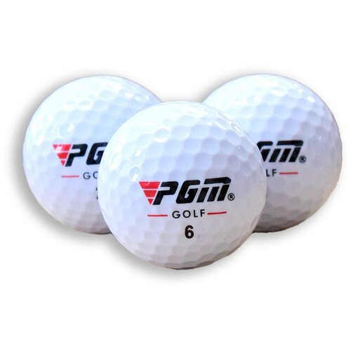 Мячи для гольфа белые PGM (3 мяча)