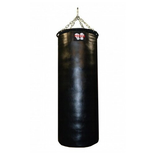 Боксерский мешок рокки винилискожа 130 x 40 см черный 55 кг