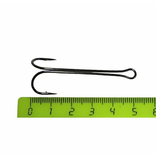 Двойной крючок с длинным цевьём для оснастки силиконовых рыбок Osprey Упаковка 3 штуки #1/0