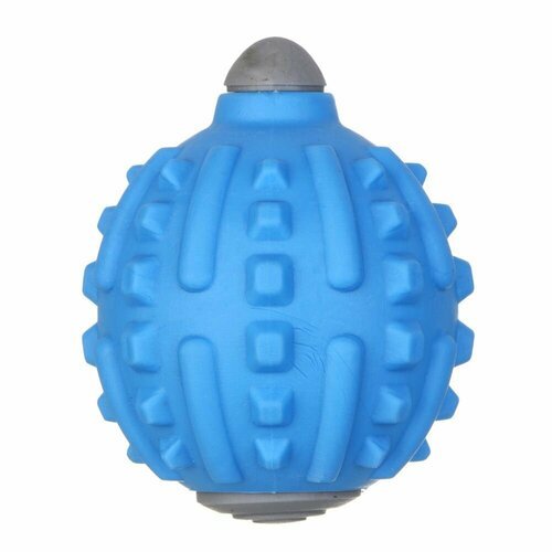 Мяч для миофасциального массажа, d5.5 см, термопластичная резина, голубой