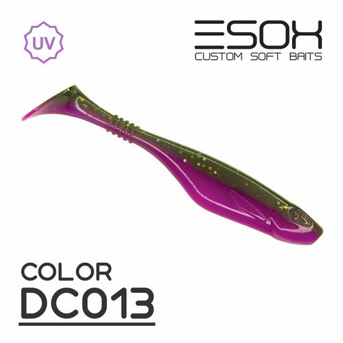 ESOX Богатырь 5' (127мм) [4шт.] DC013 / Мягкая приманка для рыбалки