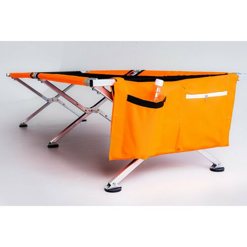 Органайзер-подвесной карман'6 углов' 60х40 см, оранжевый, 2 кармана, для туристической раскладушки, зимней палатки, кресла, шезлонга, походной кровати