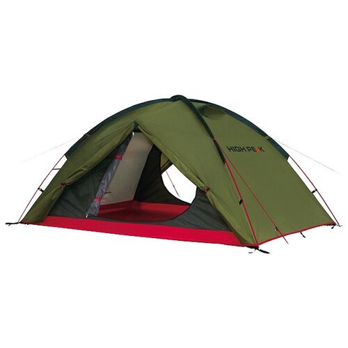 Палатка трекинговая трёхместная High Peak Woodpecker 3, зеленый