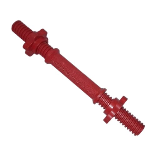 Гриф гантельный металлопластиковый d-30мм L-36см MB-Barbell красный