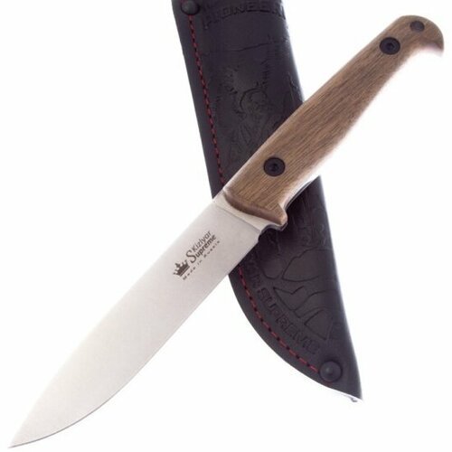 Нож туристический Kizlyar Supreme Pioneer (Орех) AUS-8, StoneWash