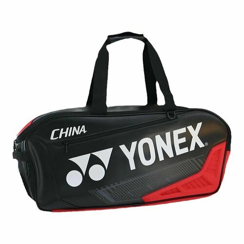 Сумка для бадминтона Yonex Expert Racquet Bag (China Edition), черно-красная