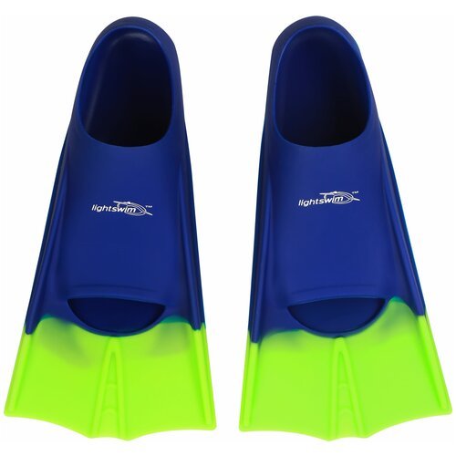Ласты для плавания детские Training fins Light Swim LSF11 (CH) Синий/Зеленый, р. 28-31