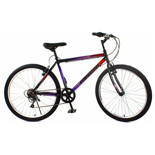 Велосипед подростковый горный с колесами 26' TOPGEAR Forester, цвет космос, 7 скоростей, рама 18' 2022 год