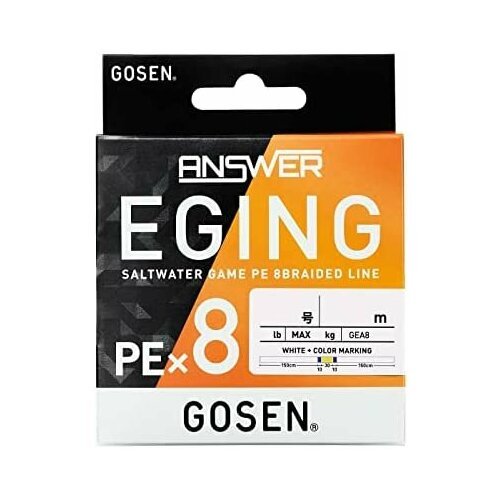 Gosen, Шнур Answer Jigging PE X8, 300м, 3