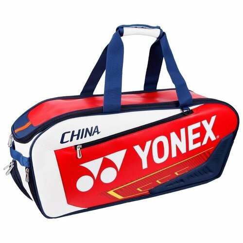 Сумка для бадминтона Yonex Expert Bag (China Edition), красно-белая