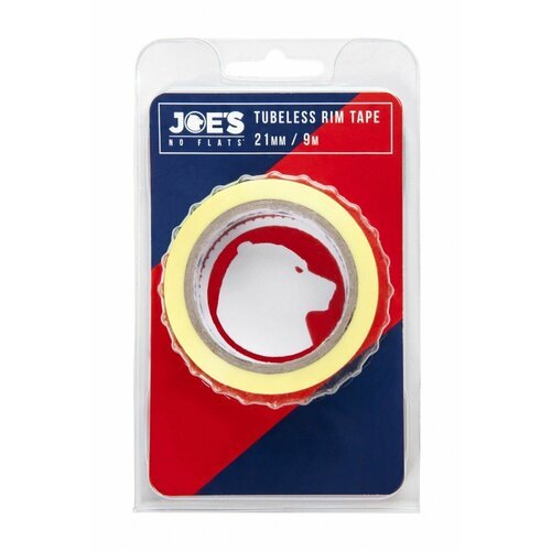 Бескамерная ободная лента Joe's No-Flats Rim Tape 21 мм х 9 м, желтая