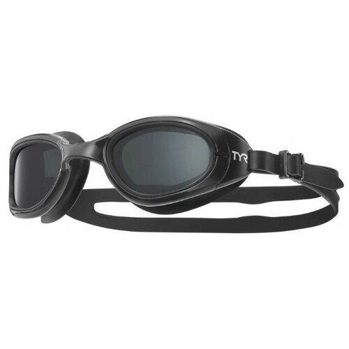 Очки для плавания TYR Special Ops 2.0 Non-Mirrored LGSPL2P-074, дымчатые линзы, черная оправа