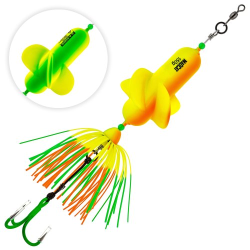 Приманка Madcat A-static Propeller Teaser Treble Hook 150g - FIRETIGER UV