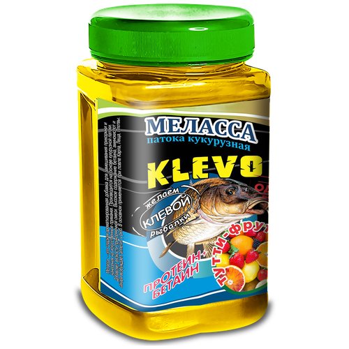 Меласса (патока) KLEVO кукурузная с бетаином для рыбалки