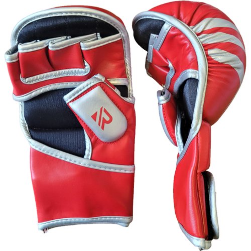 Перчатки для ММА Rage fight gear красный L