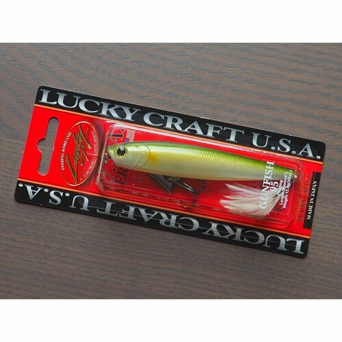 Воблер для рыбалки Lucky Craft GunFish 95 Pearl Ayu