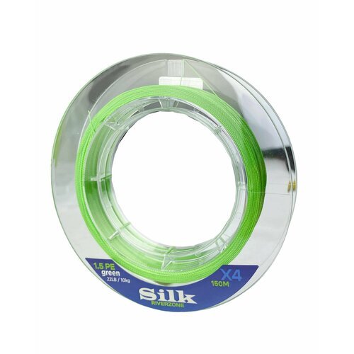 Шнур Riverzone Silk WX4 PE 1.5 150м Green