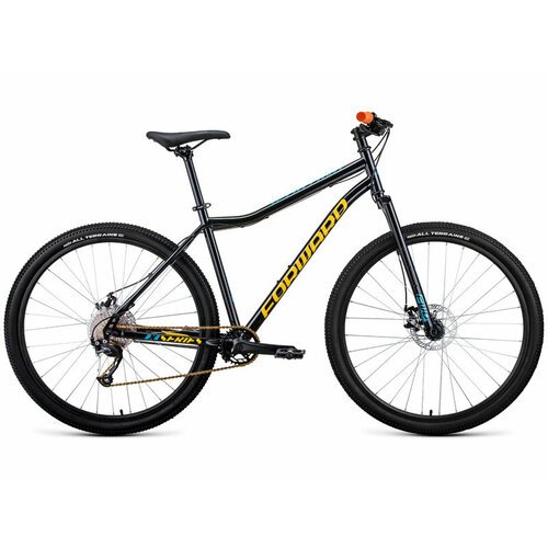 Горный велосипед Forward Sporting 29 X D, год 2022, цвет Черный-Желтый, ростовка 17