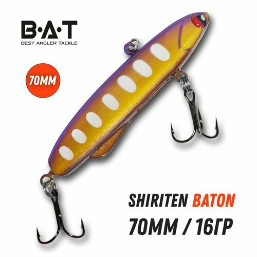 Раттлин силиконовый (ВИБ) BAT Shiriten Baton 70mm 16g цвет 979