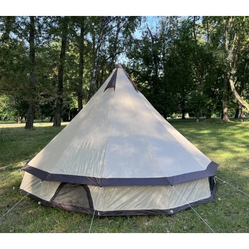 Палатка шатер Юрта для кемпинга и пикников Размером 4х4 м Terbo Mir & Camping 2-907-8 W