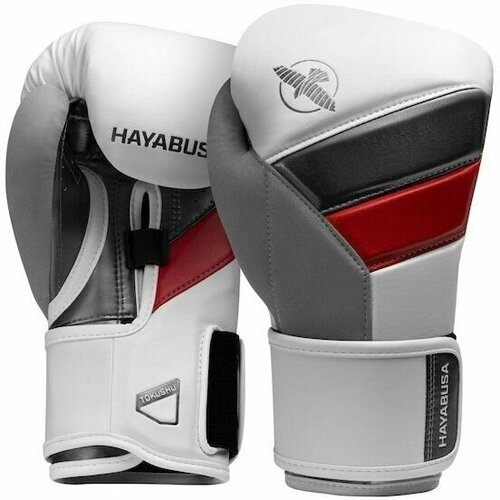 Боксерские перчатки Hayabusa T3 White/Red 14oz