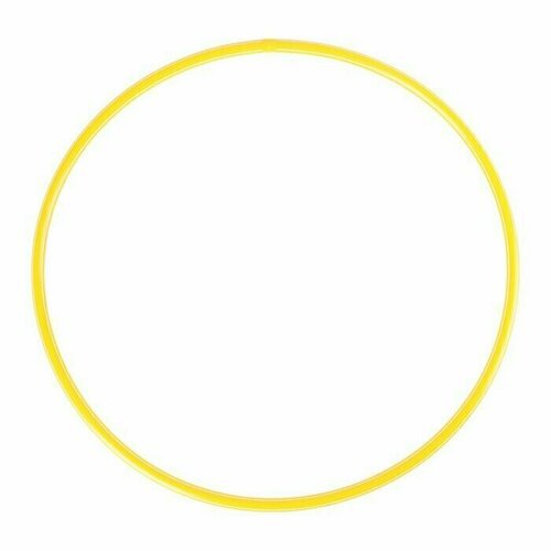 Обруч, диаметр 60 см, цвет желтый