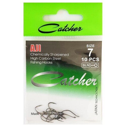 Крючок 'Catcher' AJI Size 7 (1 пакетик)