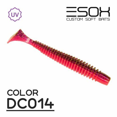 Мягкие приманки Esox SWINKY 4.5' (115мм) # DC014 (4шт)