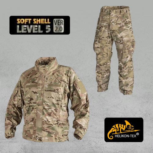 Тактический костюм Soft Shell Level 5 HELIKON-TEX/2XL/