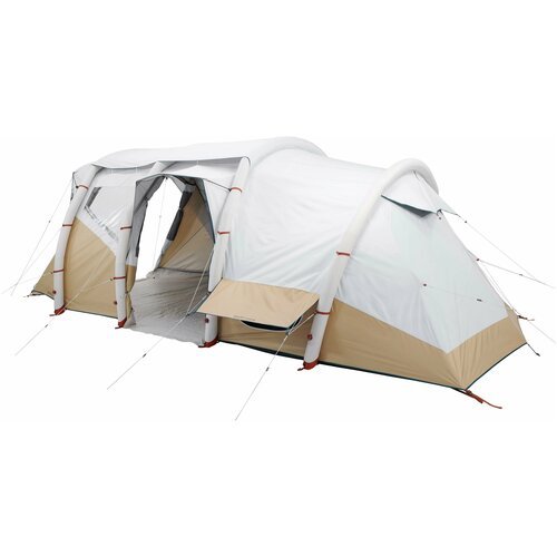 Палатка надувная для кемпинга 6-местная 3-комнатная Air Seconds 6.3 F&B, размер: NO SIZE QUECHUA Х Decathlon
